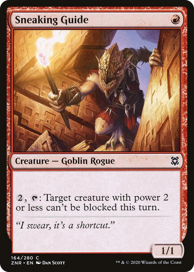 0164 Sneaking Guide C Zendikar Rising