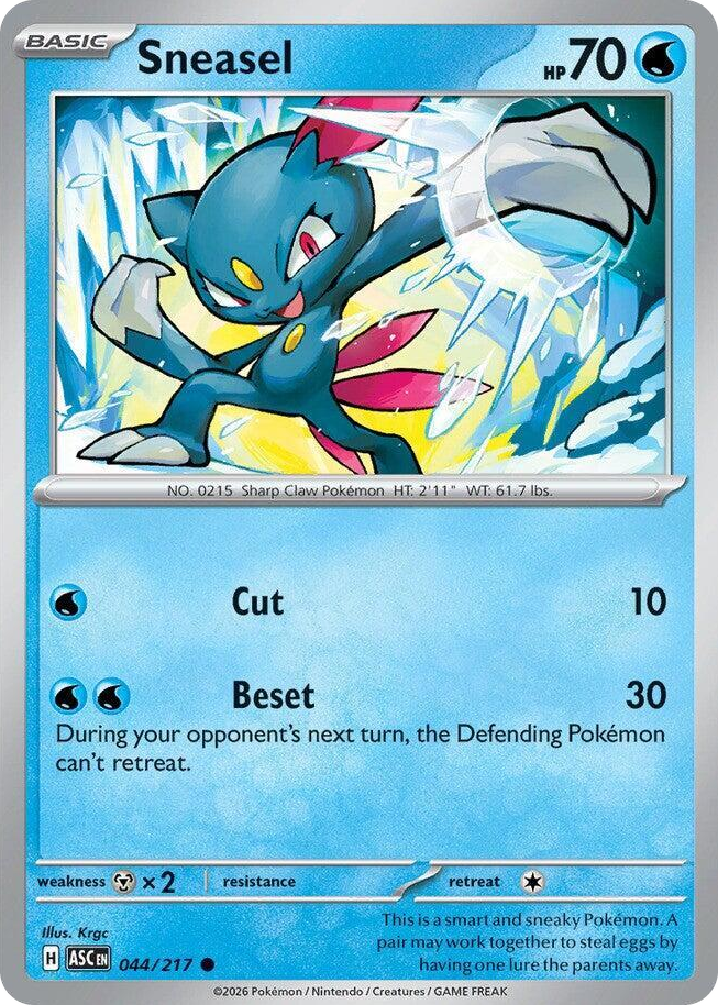 0044 Sneasel Common Ascended Heroes