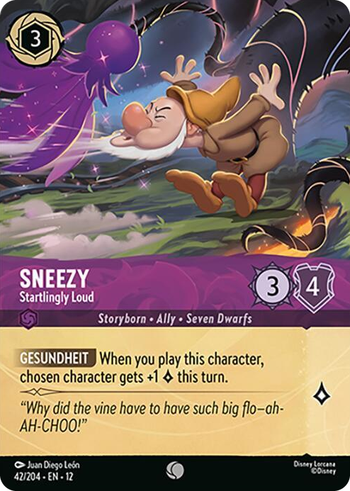 0042 Sneezy - Startlingly Loud (Foil) Common Wilds Unknown