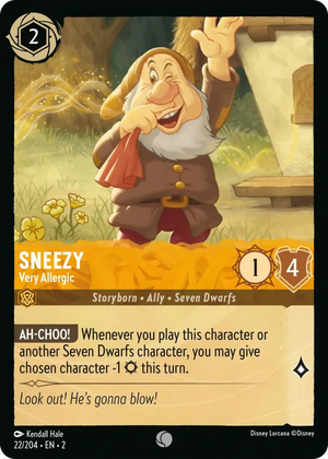 0022 Sneezy - Very Allergic Common Rise of the Floodborn