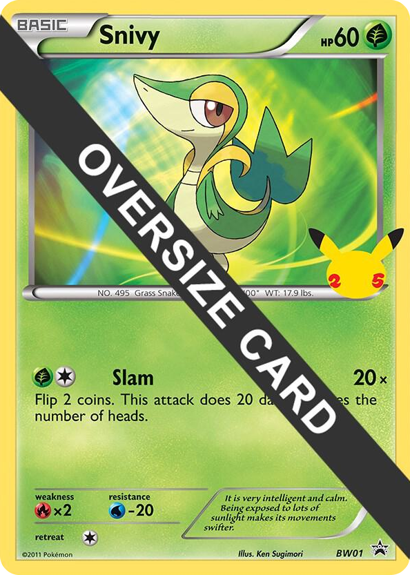 BW001 Snivy Promo First Partner Pack