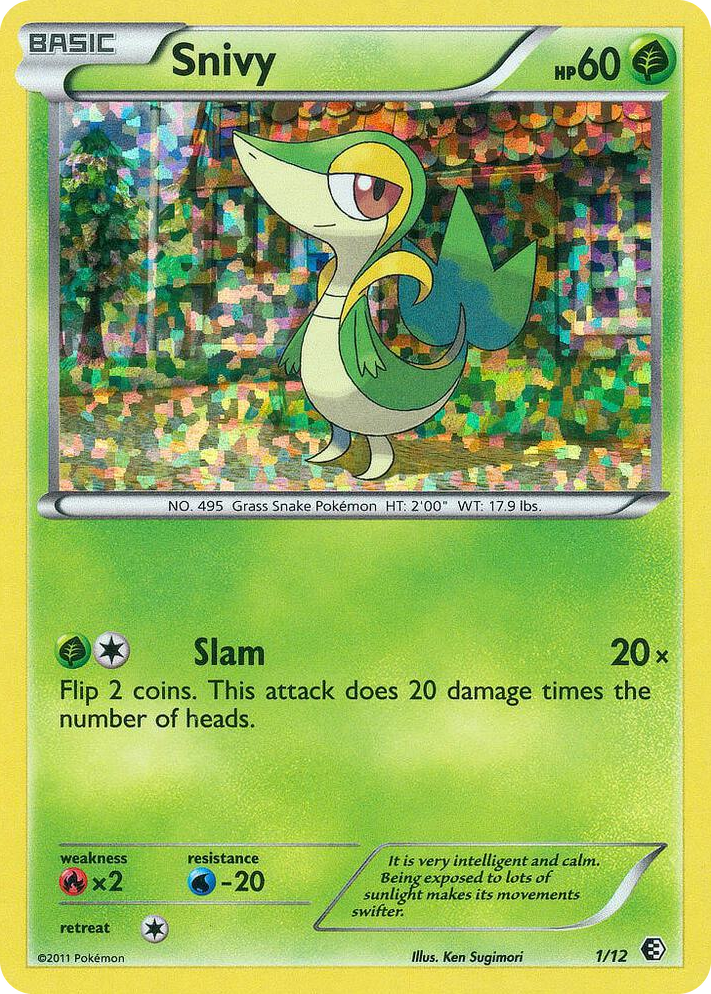 0001 Snivy Promo McDonald's Promos 2011