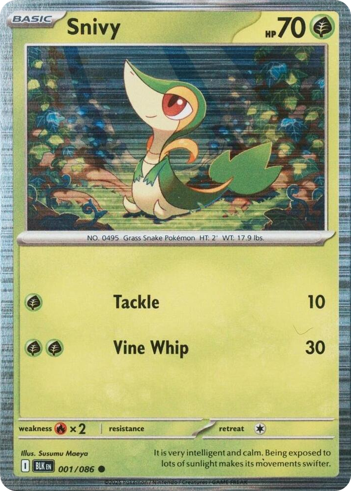 0001 Snivy - 001/086 (Unova Poster Collection) Common Miscellaneous Cards & Products
