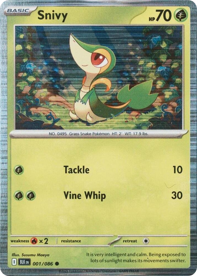 0001 Snivy - 001/086 (Unova Poster Collection) Common Miscellaneous Cards & Products