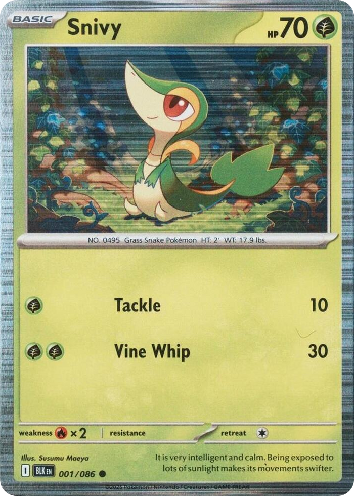 0001 Snivy - 001/086 (Unova Poster Collection) Common Miscellaneous Cards & Products