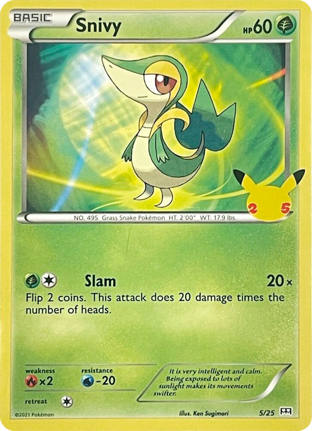 0005 Snivy Promo McDonald's 25th Anniversary Promos