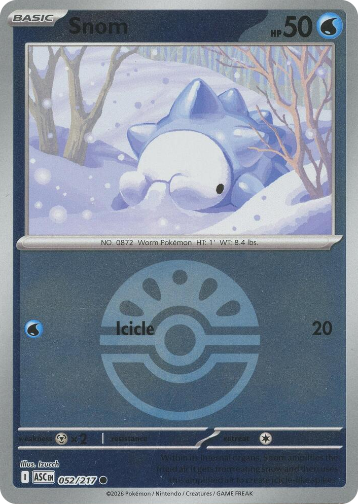 0052 Snom (Friend Ball) Common Ascended Heroes