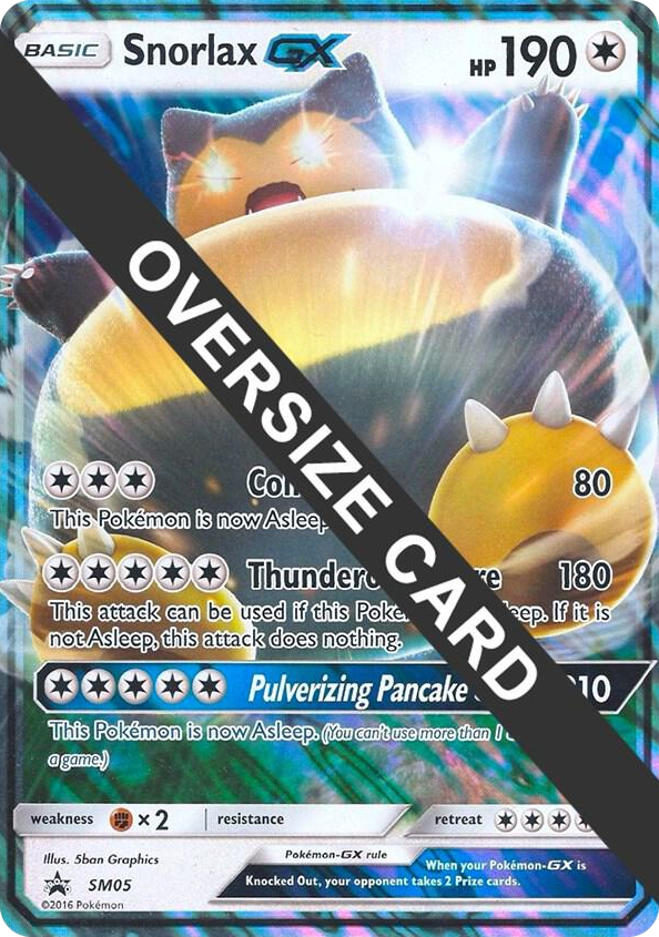 SM005 Snorlax GX - SM05 Promo Jumbo Cards