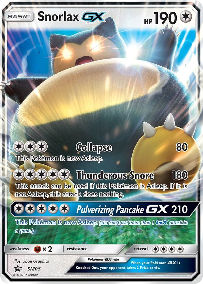 SM005 Snorlax GX - SM05 Promo SM Promos