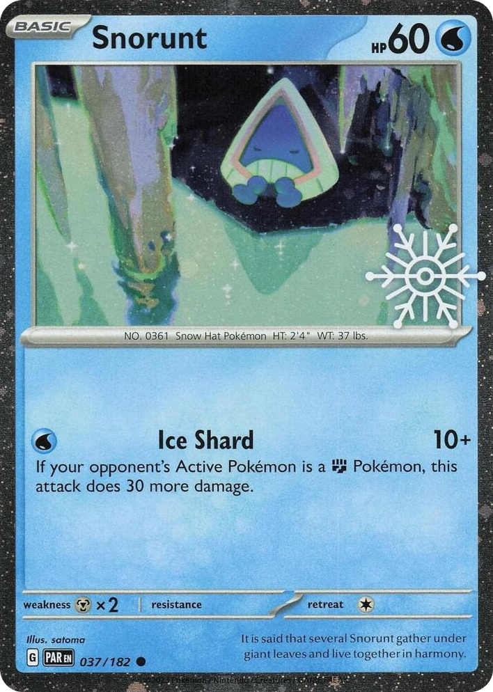 0037 Snorunt - 037/182 (Holiday Calendar) Common Miscellaneous Cards & Products