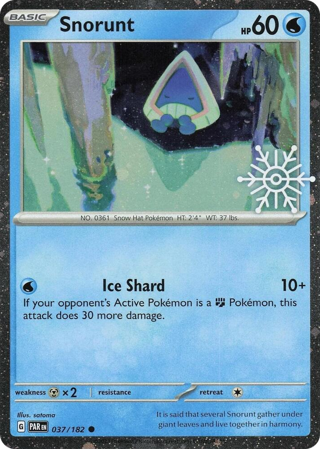 0037 Snorunt - 037/182 (Holiday Calendar) Common Miscellaneous Cards & Products