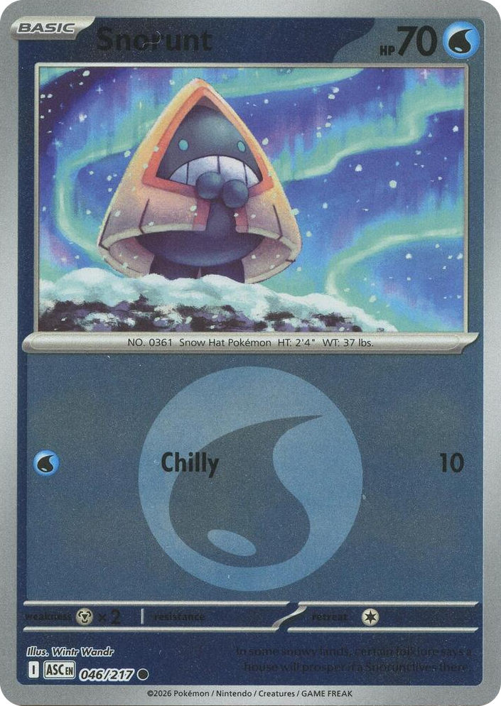0046 Snorunt - 046/217 (Energy Symbol Pattern) Common Ascended Heroes