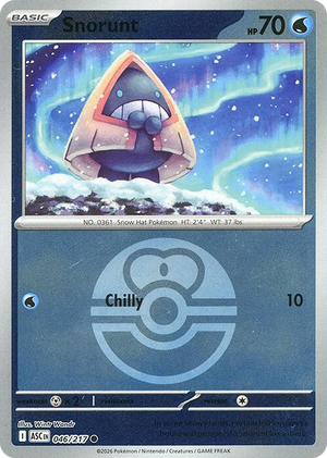 0046 Snorunt - 046/217 (Love Ball) Common Ascended Heroes