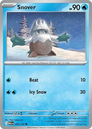 0035 Snover Common Mega Evolution
