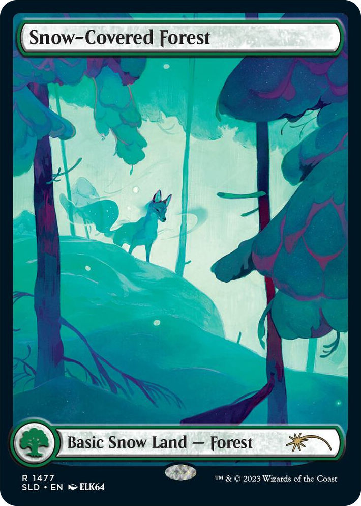1477 Snow-Covered Forest (1477) R Secret Lair Drop Series