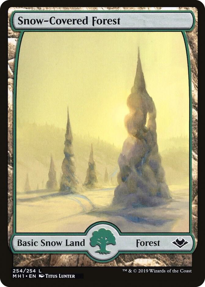 0254 Snow-Covered Forest L Modern Horizons