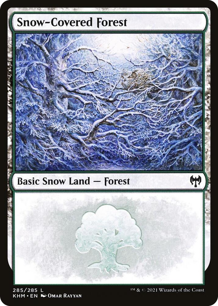 0285 Snow-Covered Forest (285) L Kaldheim