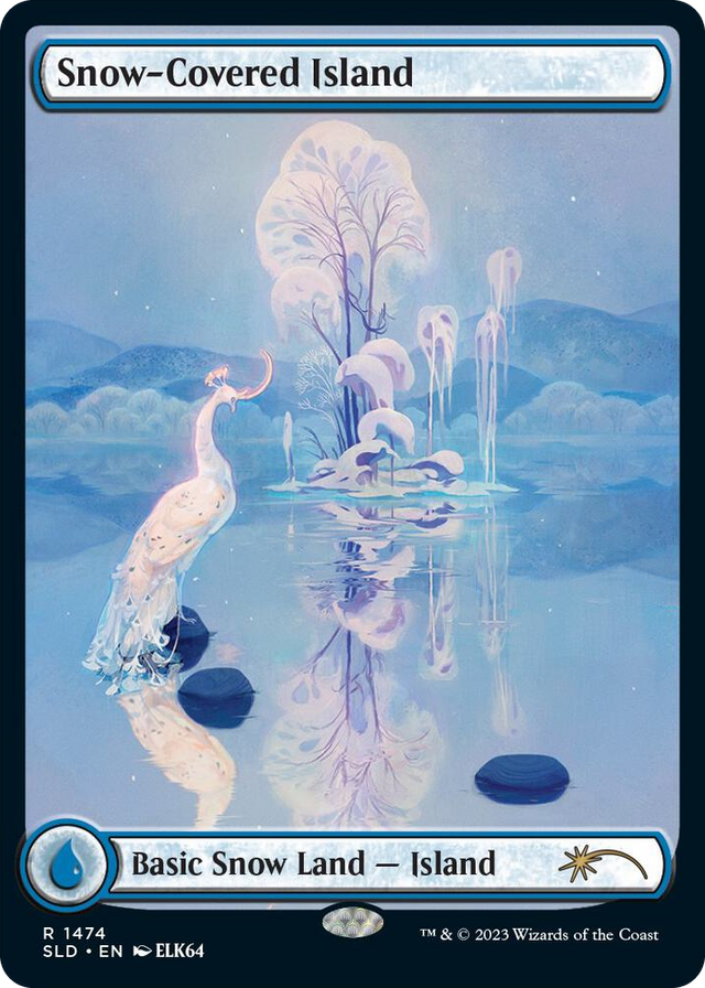 1474 Snow-Covered Island (1474) R Secret Lair Drop Series