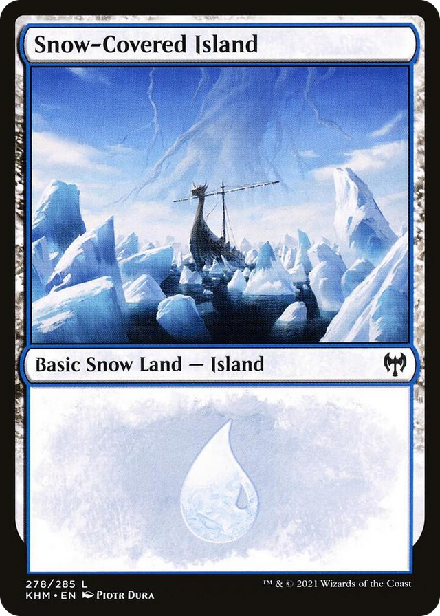 0278 Snow-Covered Island (278) L Kaldheim