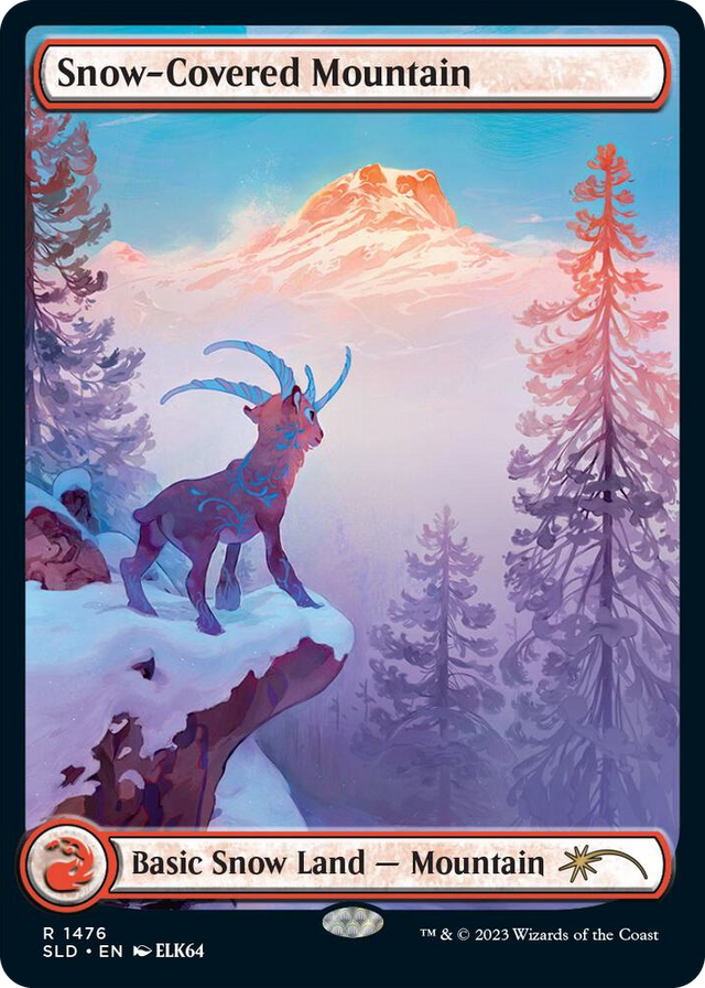 1476 Snow-Covered Mountain (1476) R Secret Lair Drop Series