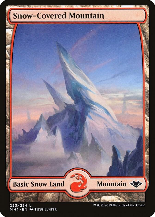 0253 Snow-Covered Mountain L Modern Horizons