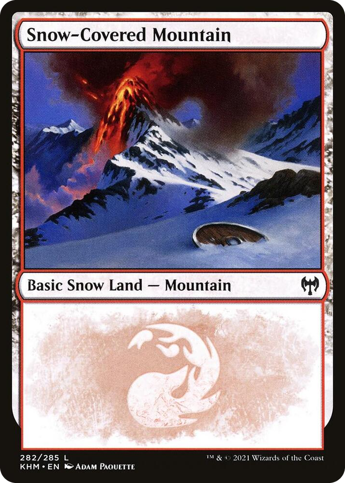 0282 Snow-Covered Mountain (282) L Kaldheim