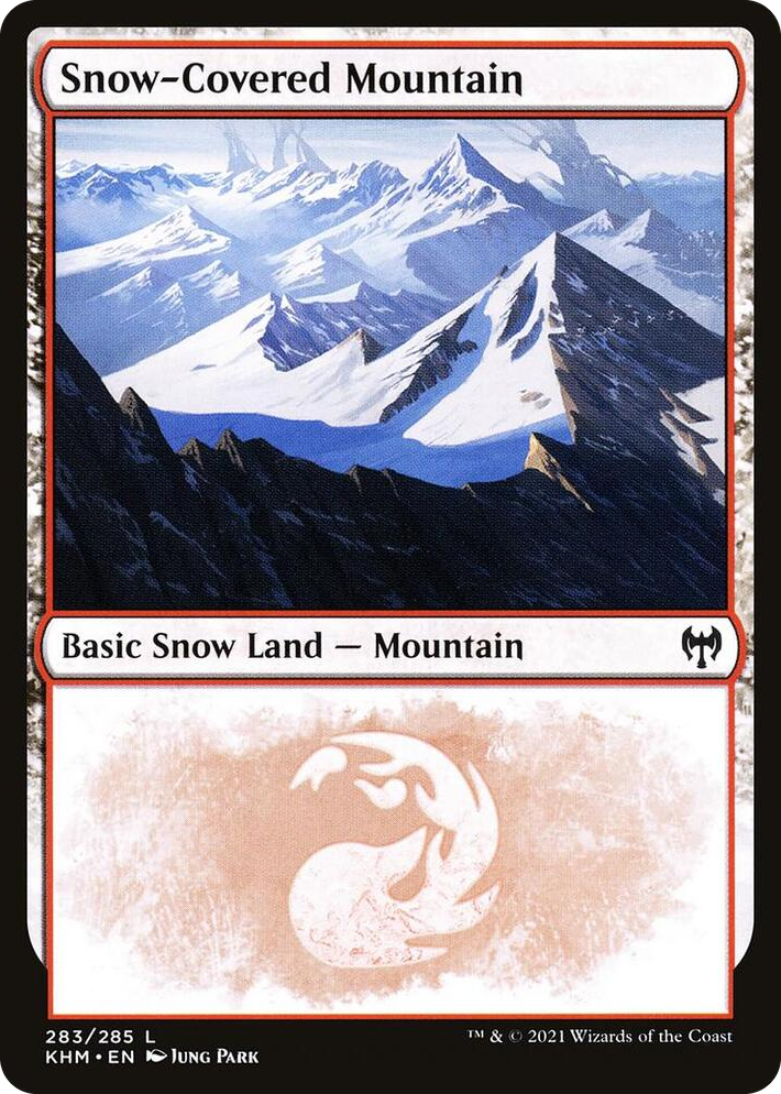 0283 Snow-Covered Mountain (283) L Kaldheim