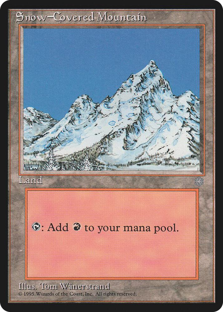 0349 Snow-Covered Mountain L Ice Age