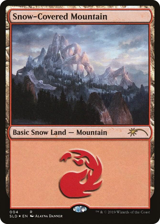 0004 Snow-Covered Mountain (4) R Secret Lair Drop Series