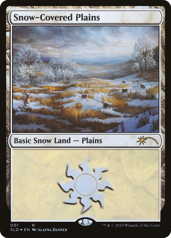 0001 Snow-Covered Plains (1) R Secret Lair Drop Series
