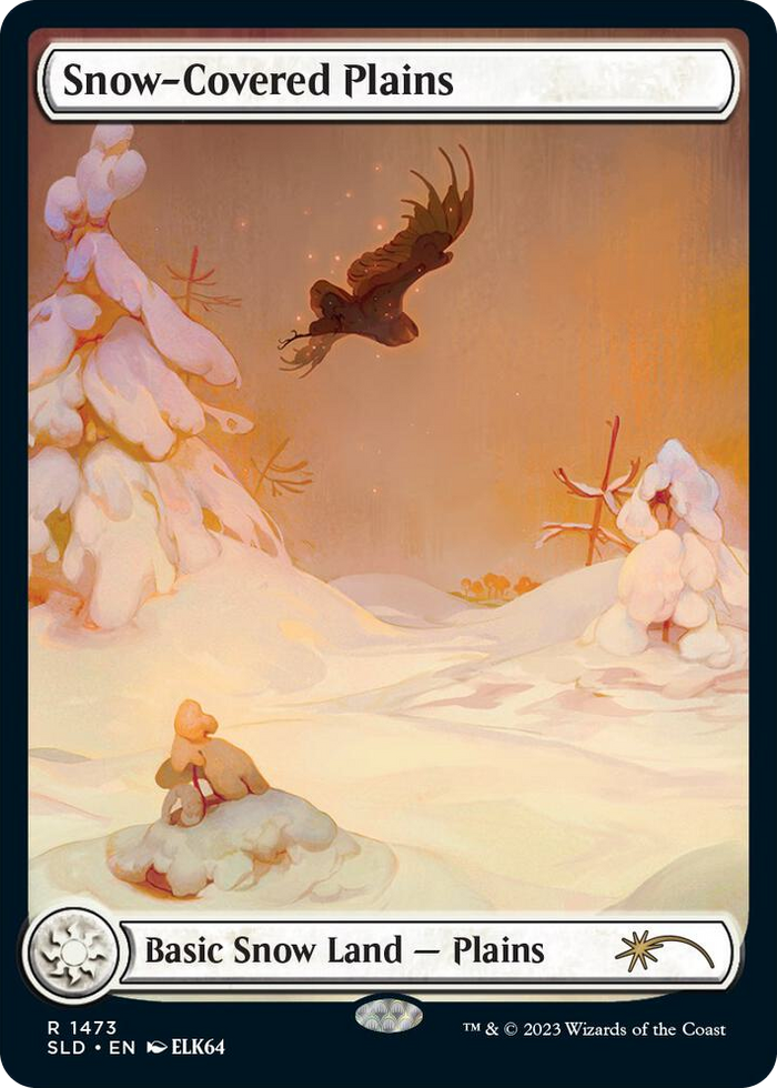 Snow-Covered Plains (1473) #1473 R - Secret Lair Drop Series Pokemon card