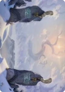 0074 Snow-Covered Plains (74/81) Art Card S Art Series: Kaldheim