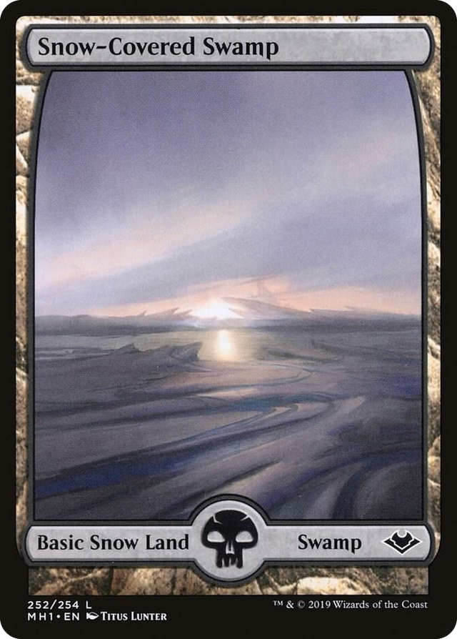 0252 Snow-Covered Swamp L Modern Horizons