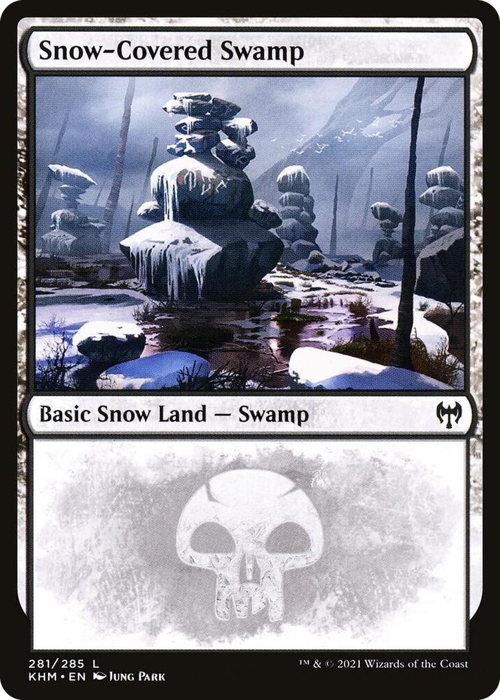 0281 Snow-Covered Swamp (281) L Kaldheim