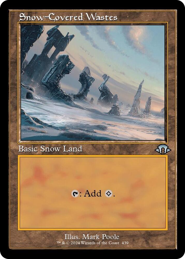 0439 Snow-Covered Wastes (Retro Frame) U Modern Horizons 3