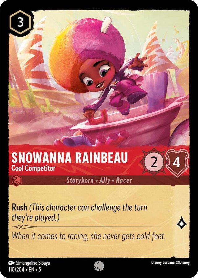 0110 Snowanna Rainbeau - Cool Competitor Common Shimmering Skies