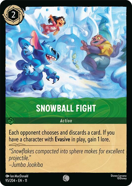 0095 Snowball Fight Common Winterspell
