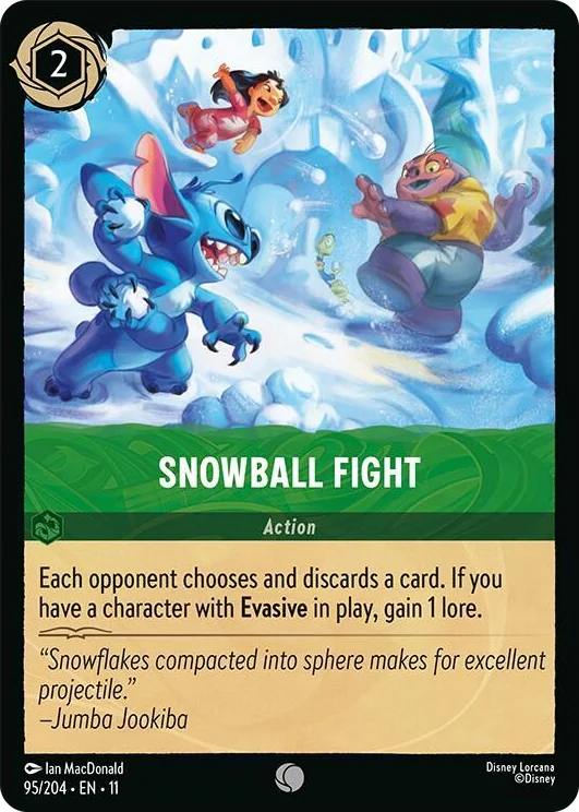 0095 Snowball Fight Common Winterspell