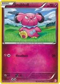 0011 Snubbull (#11) Common XY Trainer Kit: Sylveon & Noivern