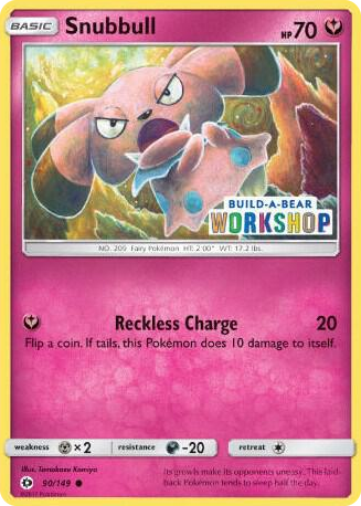 0090 Snubbull - 90/149 (Build-A-Bear Workshop Exclusive) Promo Miscellaneous Cards & Products