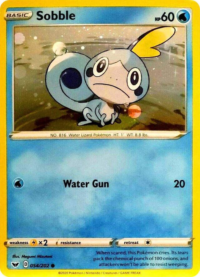 0054 Sobble - 54/202 (Cosmos Holo) Promo Blister Exclusives