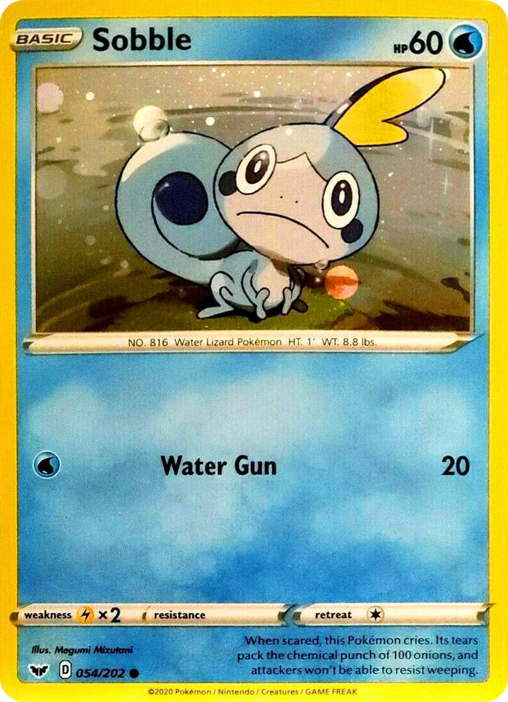 0054 Sobble - 54/202 (Cosmos Holo) Promo Blister Exclusives