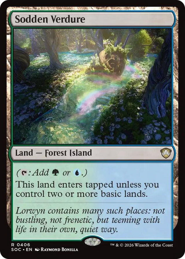 0406 Sodden Verdure R Commander: Secrets of Strixhaven