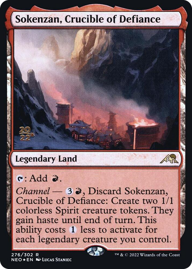 0276 Sokenzan, Crucible of Defiance R Prerelease Cards