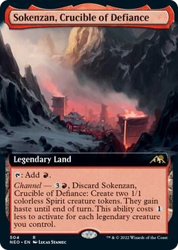 0504 Sokenzan, Crucible of Defiance (Extended Art) R Kamigawa: Neon Dynasty