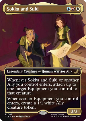0071 Sokka and Suki (Borderless) R The Last Airbender: Eternal-Legal