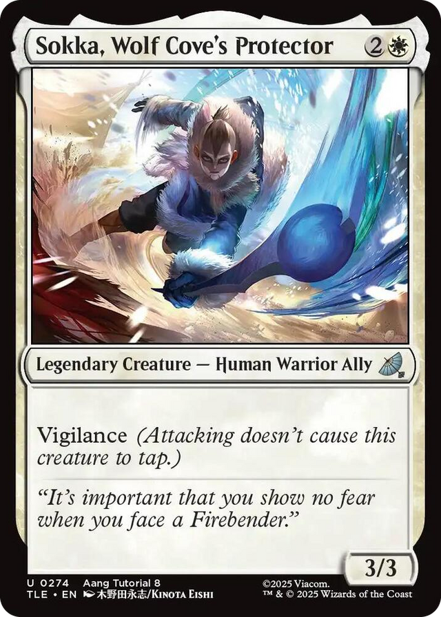 0274 Sokka, Wolf Cove's Protector (0274) U The Last Airbender: Eternal-Legal