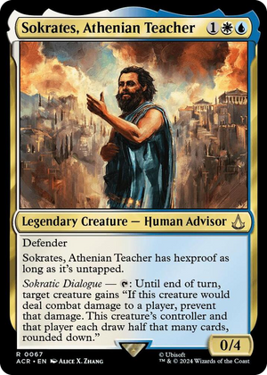 0067 Sokrates, Athenian Teacher R Universes Beyond: Assassin's Creed