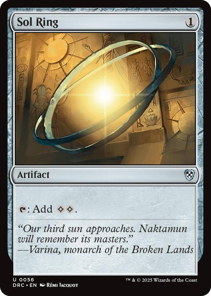 0056 Sol Ring (0056) U Commander: Aetherdrift