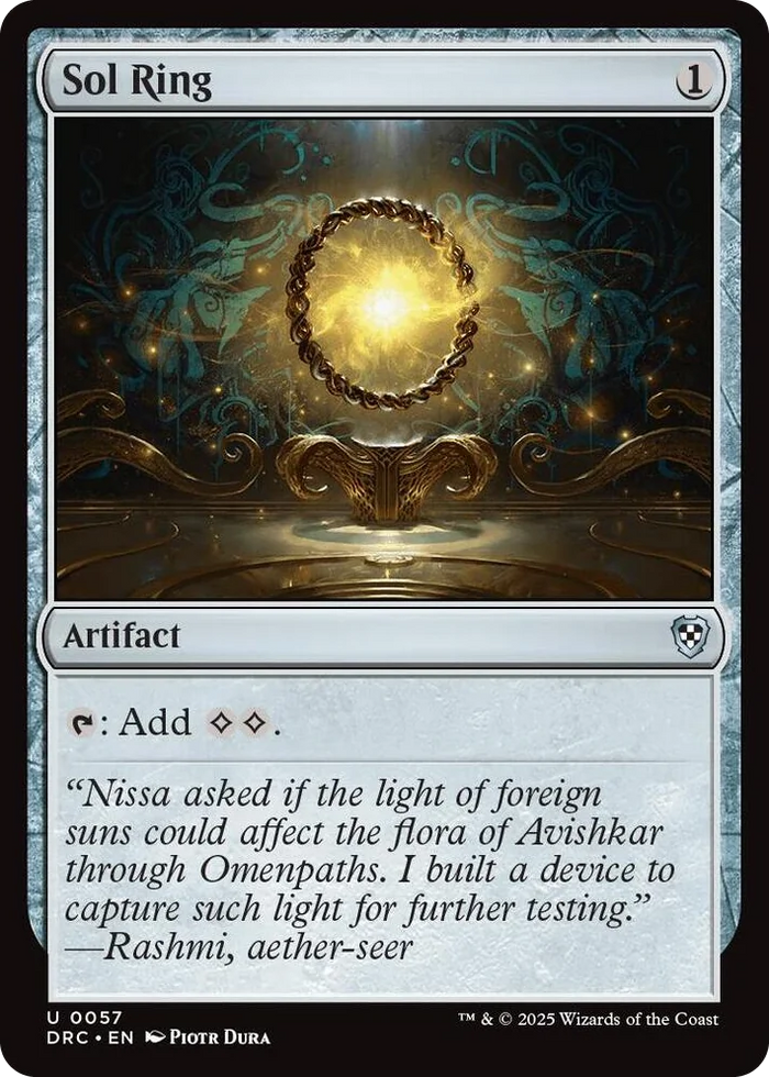 0057 Sol Ring (0057) U Commander: Aetherdrift